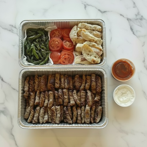 Balkan Kebab/Cevapi Platter