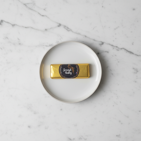 Gold Wrapped Item - Marble Background