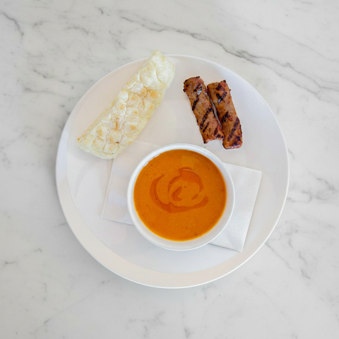 Kids Lentil Soup & Cevapi