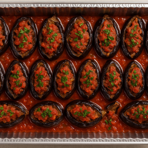 Imam Bayıldı/Roasted Eggplant with vegetables