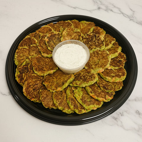 Zucchini Fritter Platter