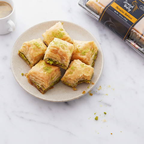 Product with marble background